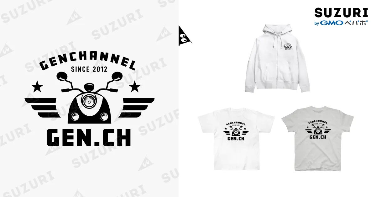Gench げんチャんねる モビリティ ( GENch )の【GEN.CH】という名のデザイン | オリジナルグッズ・アイテム通販 ∞ SUZURI(スズリ)