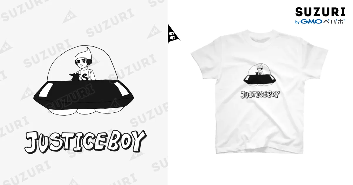 ジャスティスボーイTシャツ / すあだショップ ( Suada )のスタンダード