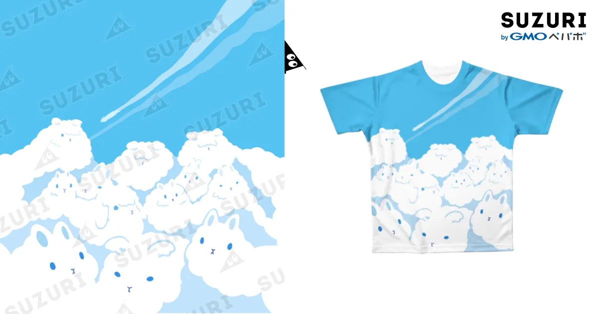 巨兎雲が来た / 大賀一五の店 ( taiga15 )のフルグラフィックT