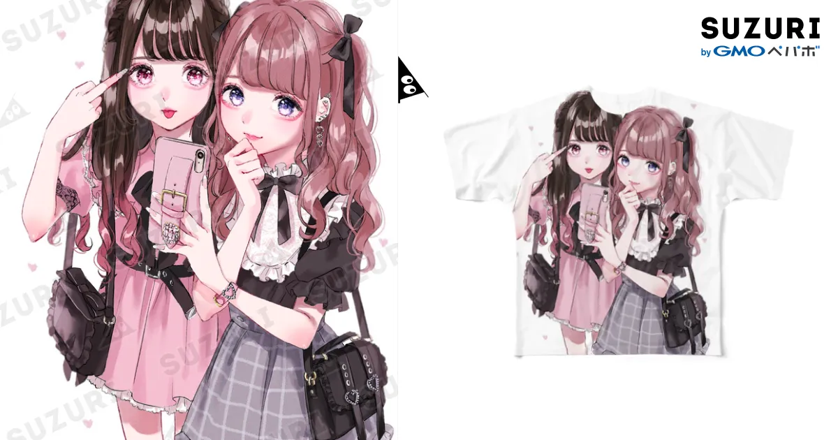 #特別セール【❤️メルヘン88❤️】プリーツプリーツ涼しい羽織りもの 💖 / めたんのみせ ( me_ch4_ )のフルグラフィックTシャツ通販