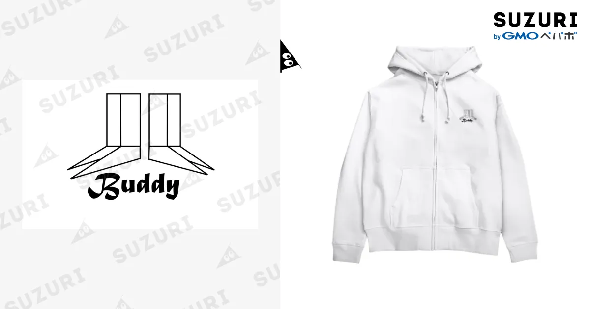 BUDDY / BUDDYのジップパーカー通販 ∞ SUZURI（スズリ）