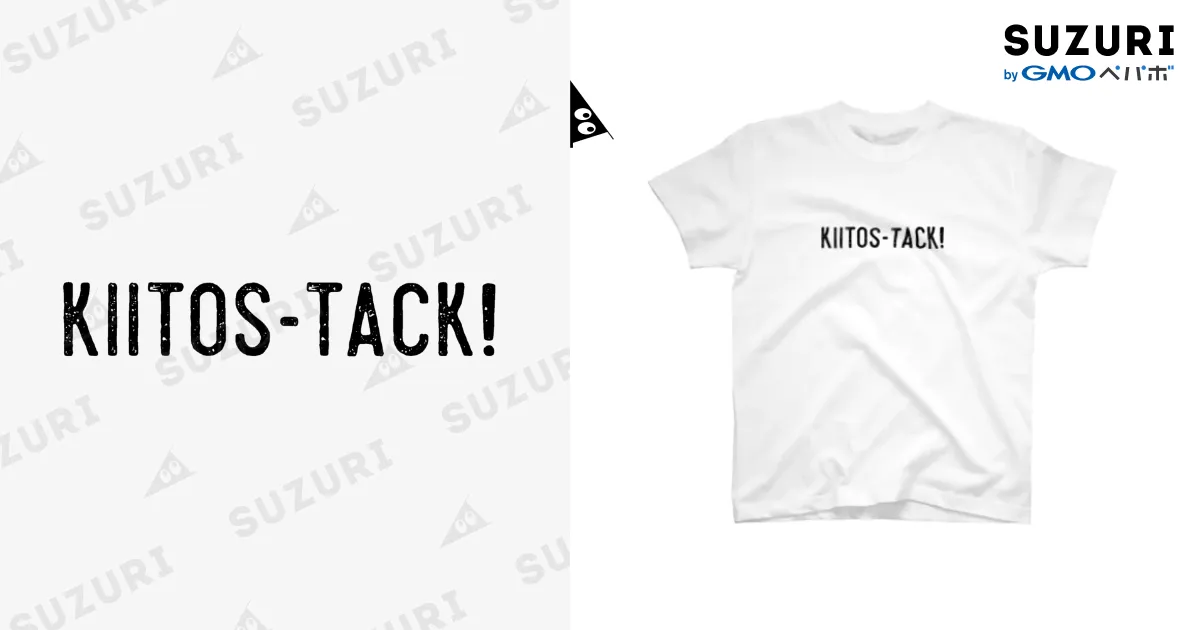 Kiitos-Tack」 WH / Pionikko ( Piony )のスタンダードTシャツ通販