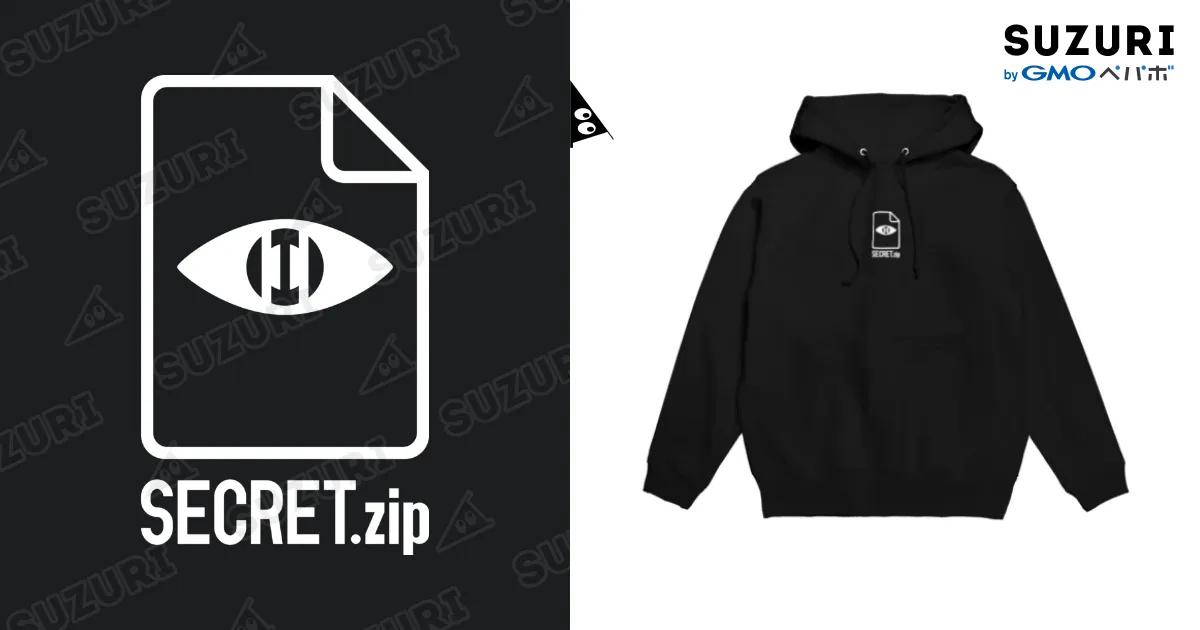 SECRET.zip ロゴパーカー / とあるYouTuberの裏アカウント