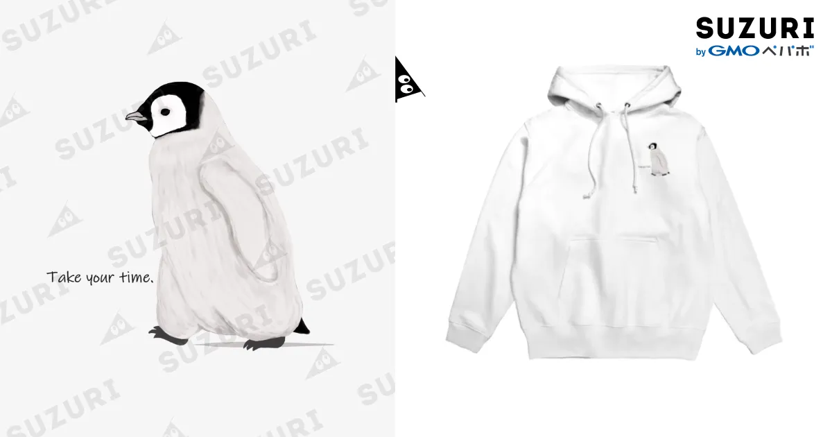 皇帝ペンギンのヒナ / PERIDOTのパーカー通販 ∞ SUZURI（スズリ）
