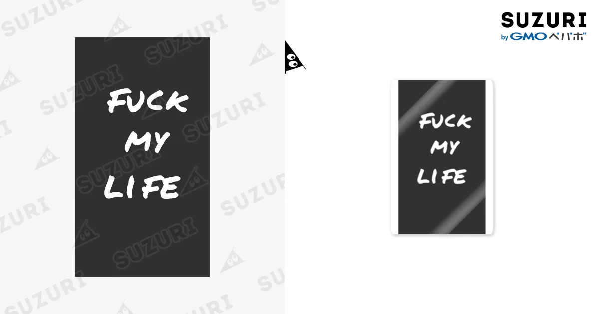 FUCK MY LIFE メッシュキャップ白 90'S GO FUCK YOURSELF GIMMICK