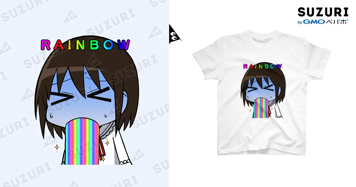 MIRROR9【新品タグ付き】レインボーTシャツ Lサイズ ホワイト MIRROR9 ミラーナイン レインボーロゴTシャツ 白/XL