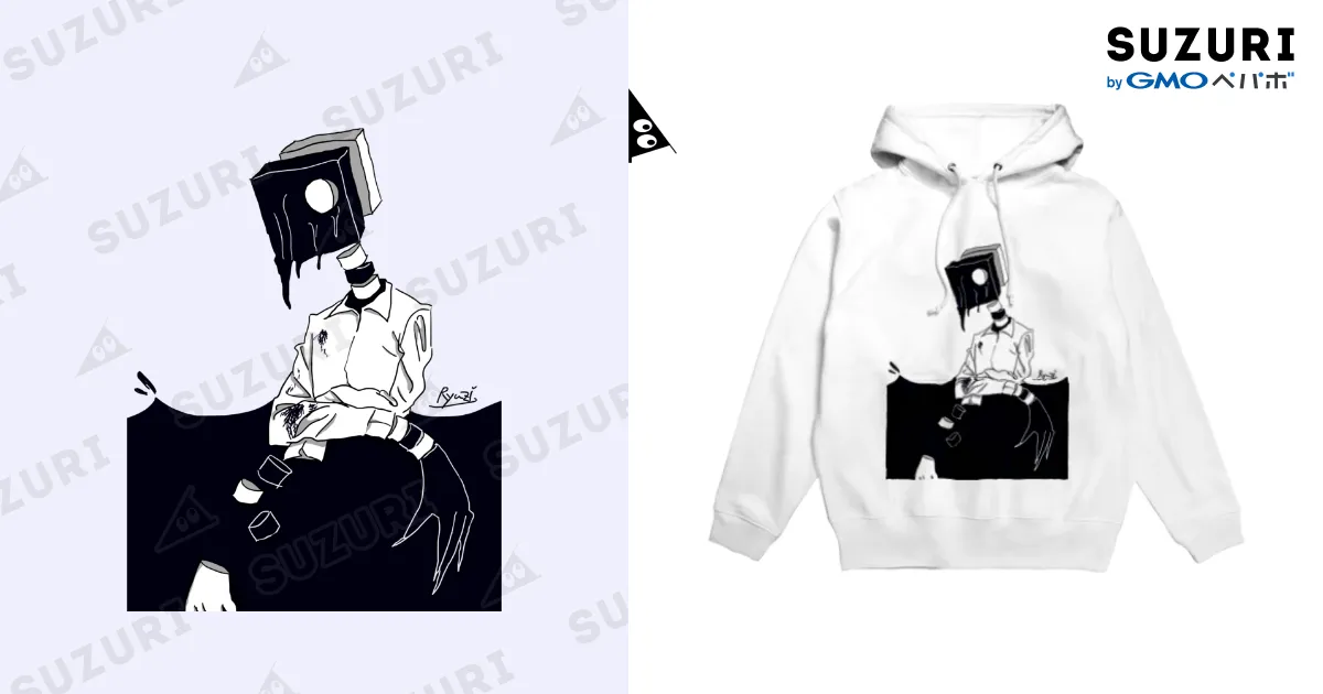 異形頭 / 7shop ( 7rirurero )のパーカー通販 ∞ SUZURI（スズリ）