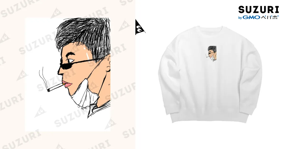 TD / kanimisochanのビッグシルエットスウェット通販 ∞ SUZURI（スズリ）