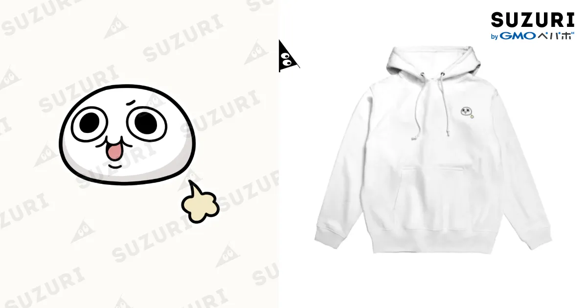 モチゾーおなら / トシゾーのSUZURIのとこ ( toshizo )のパーカー通販