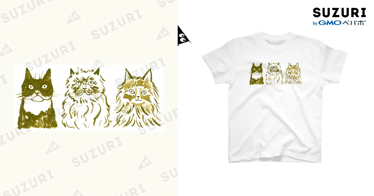 SueUNDERCOVER Tシャツ サイズ2 猫 SueUNDERCOVER Tシャツ サイズ2 猫