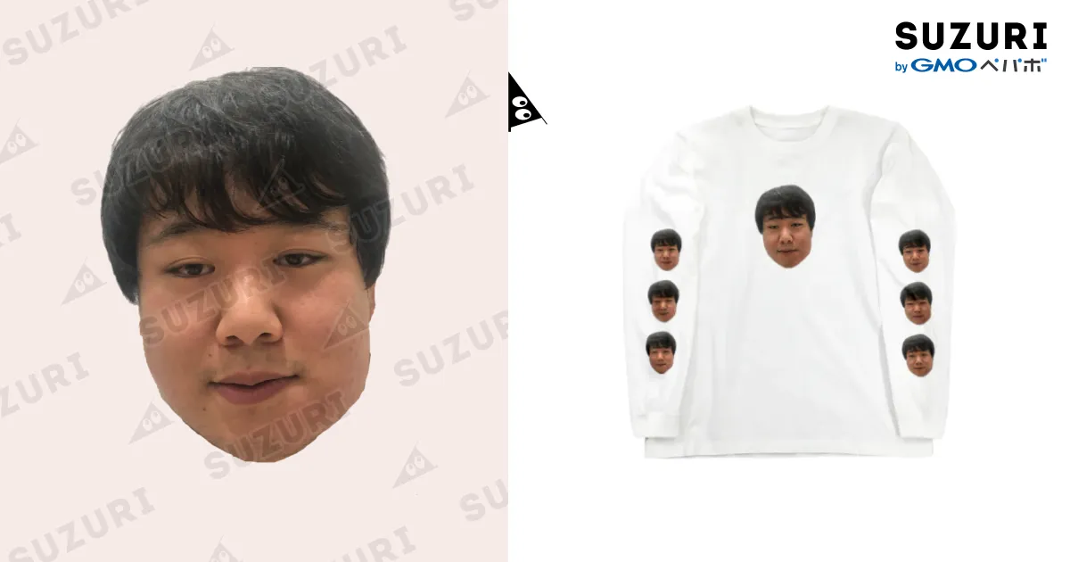 顔腫れ / ラランドofficial ( rarando )のロングスリーブTシャツ