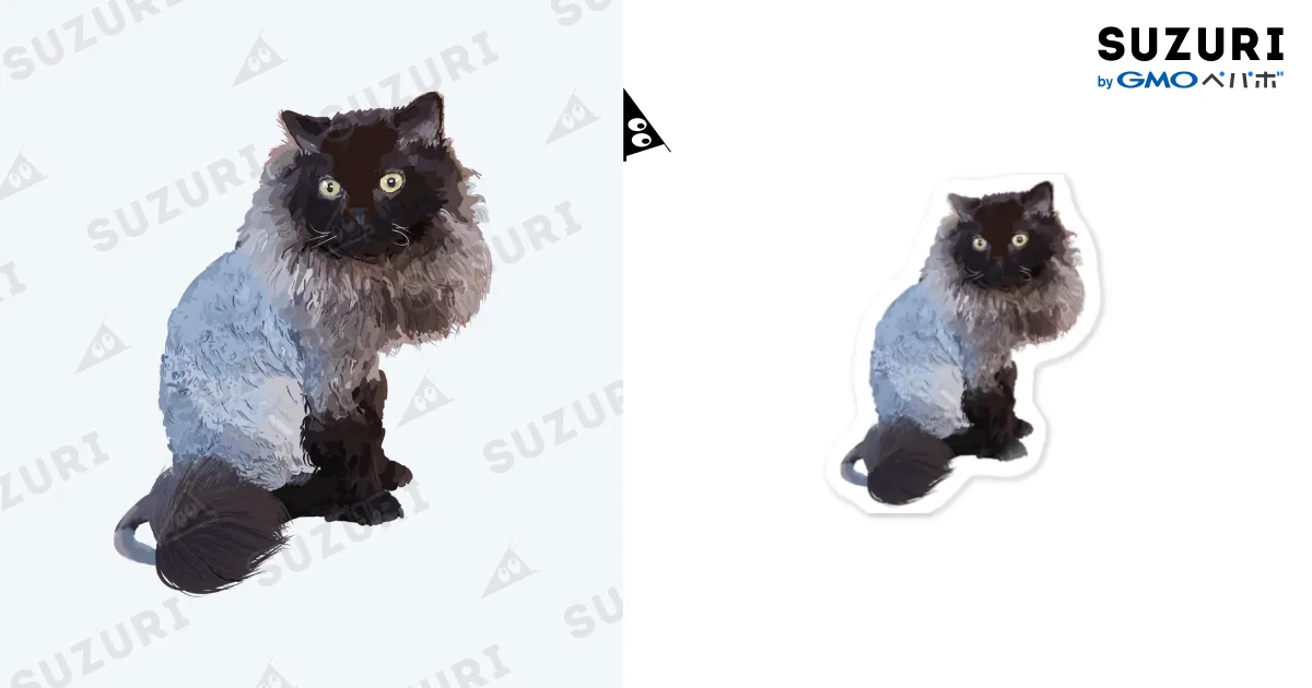 ねこ ミニチュアクラフト 『ミニアンチュール ぶちネコ 100392910