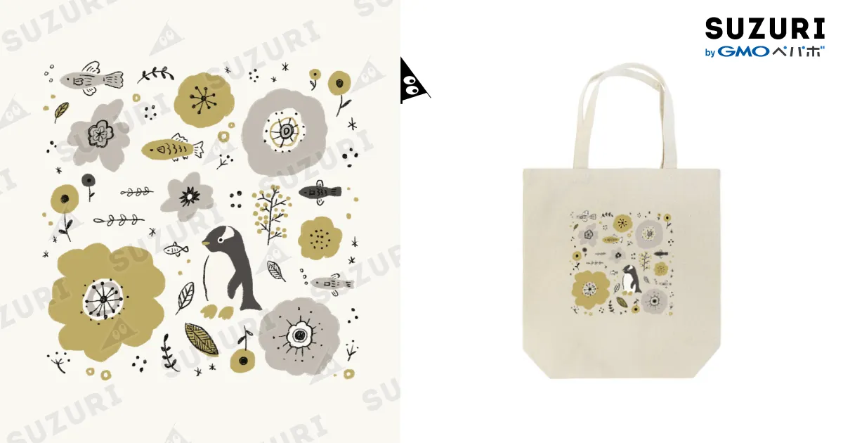 【限定品】きゅう ジェンツーペンギンぬいぐるみ 原画 トートバッグセット 限定品】きゅう ジェンツーペンギンぬいぐるみ 原画 トート