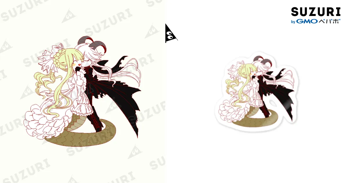 リフィカル＆シン / 海の家 SUZURI支店 ( funamusea )のステッカー通販 