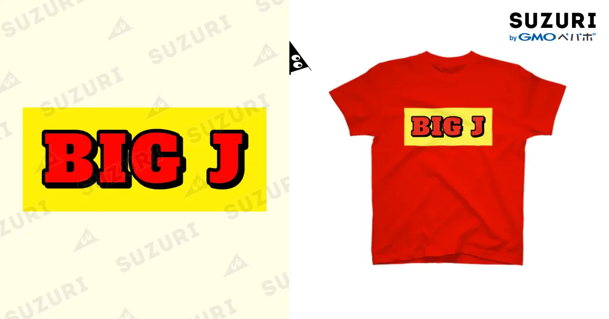 BIG J Regular Fit T-Shirt by シネマンガテレビSHOP/たろちゃん