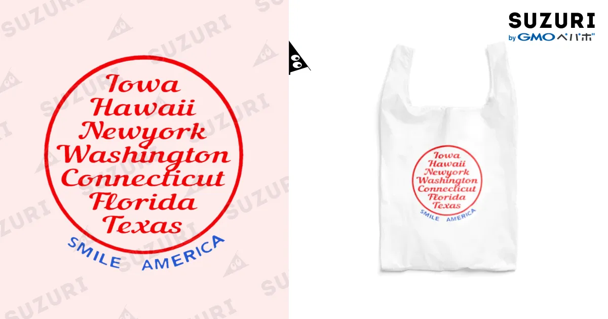 アメリカのスーパーマーケット風 / Immaのエコバッグ通販 ∞ SUZURI