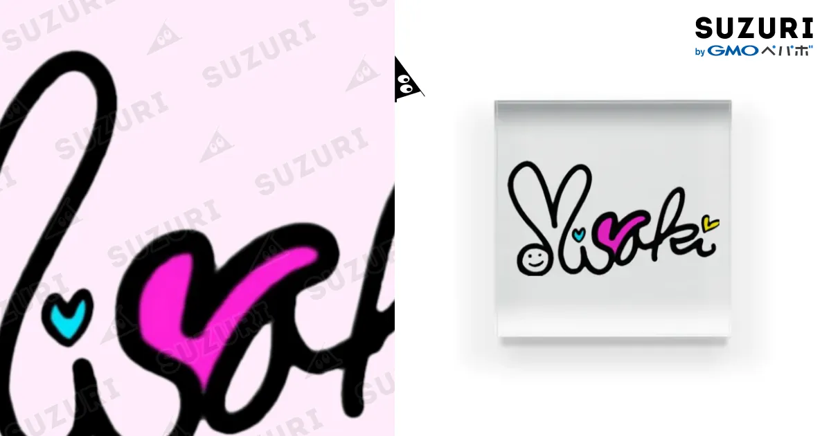 MISAKIサイン / MISAKI ( Misaki_0803_s2 )のアクリルブロック通販