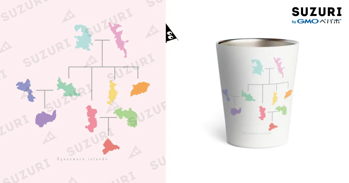 小笠原家系図グッズ〈カラフル〉 / シマノカタチ ( piromuguri )の