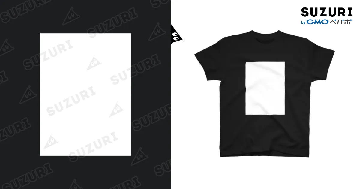 シンプル白四角Tシャツ Regular Fit T-Shirt by あなたとゾンビ