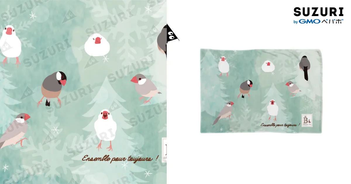 文鳥さん / 文鳥株式☆会社 ( buncho-inc )のブランケット通販