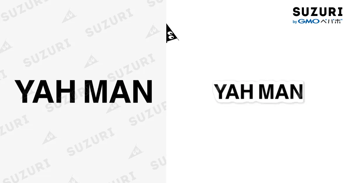 YAH MAN-ヤーマン- Sticker by TOKYO LOGOSHOP 東京ロゴショップ