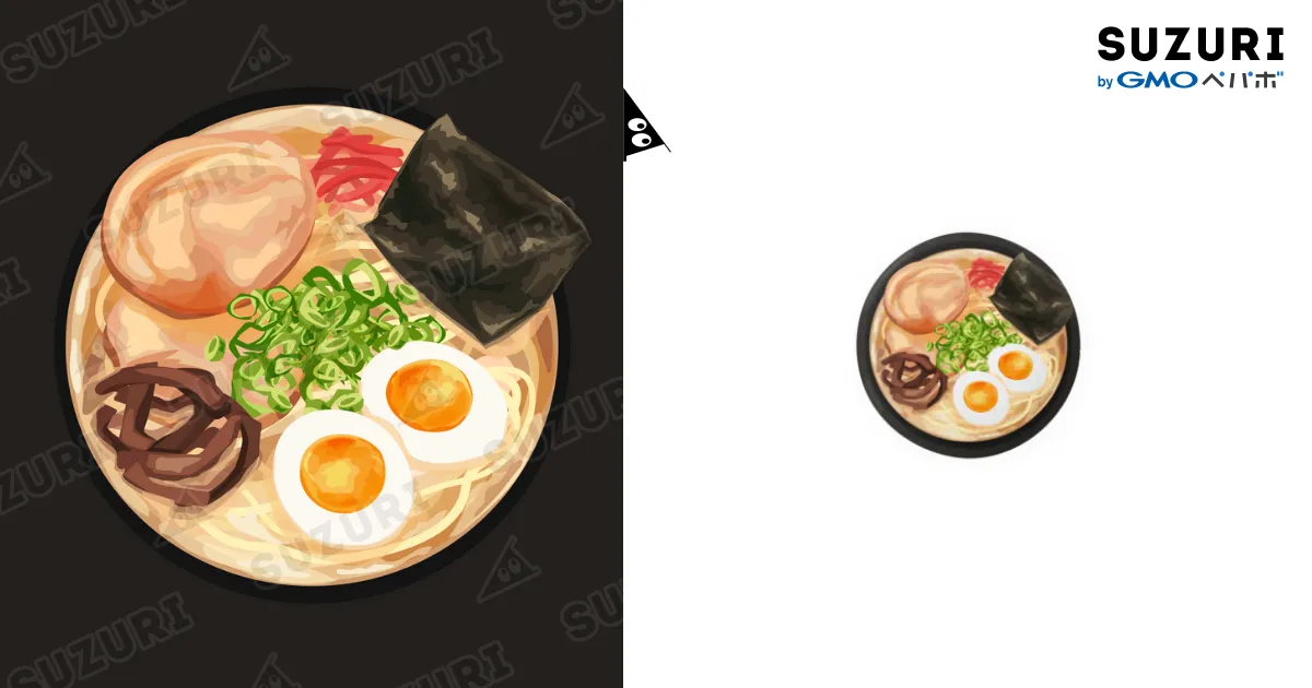 豚骨ラーメン / リズ ( rizuNM )の缶バッジ通販 ∞ SUZURI（スズリ）