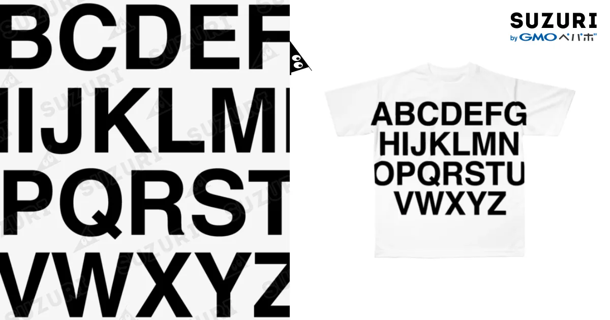 ABCDEFG HIJKLMN OPQRSTU VWXYZ / TOKYO LOGOSHOP 東京ロゴ