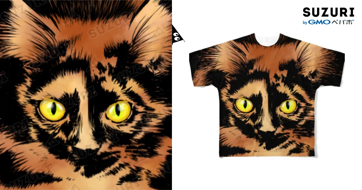 黒猫フルグラフィックTシャツ ゼクス Z/X フルグラフィックTシャツ 【黒崎春日】XLサイズ 未