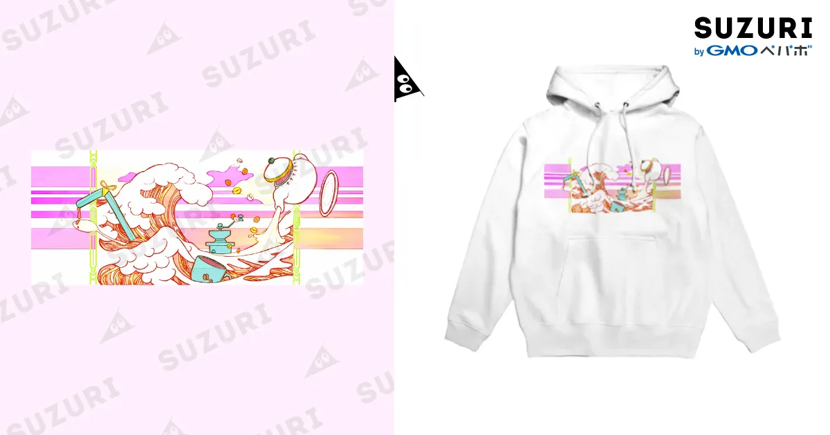 珈琲三十六景 / モチモチの木 ( Mochimochi-trees )のパーカー通販