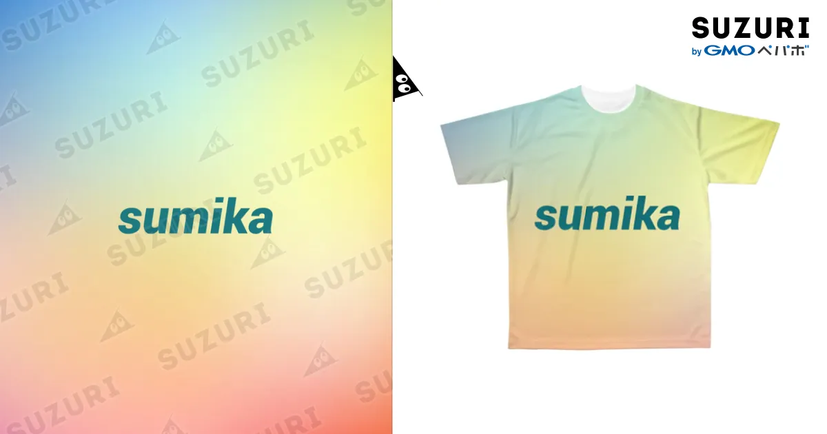 sumika / sumika. ( sumika109 )のフルグラフィックTシャツ通販
