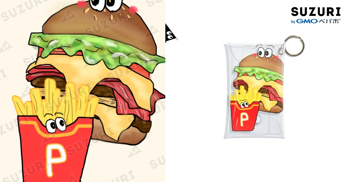 Wチーズベーコンレタスバーガーセット / Charlie White ( Hachimuuu