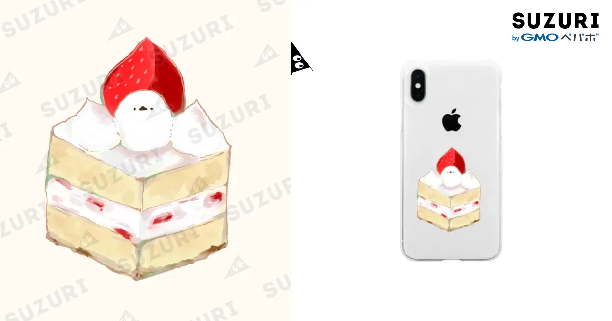 シマエナガ ショートケーキ たぶん / 【シマエナガグッズ】ちくわ