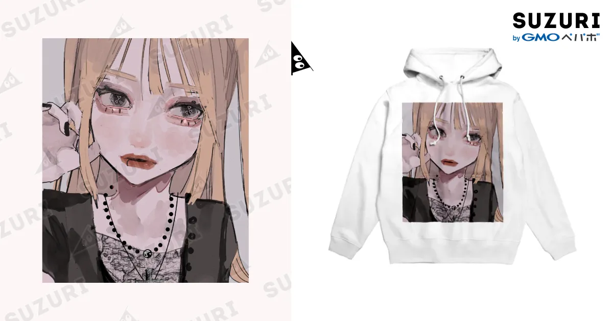 サグい女の子T / Bekuko ( mdmd_114 )のパーカー通販 ∞ SUZURI