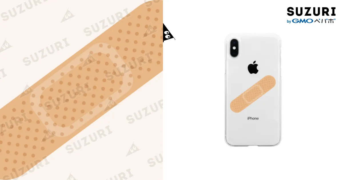 絆創膏 / kimchinのソフトクリアスマホケース（iPhoneケース）通販