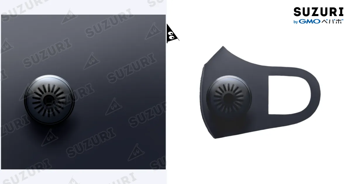 フルフェイスガスマスク 黒/白 ガスマスク風マスク / THTHSHOP ( ththshop )のフルグラフィックマスク