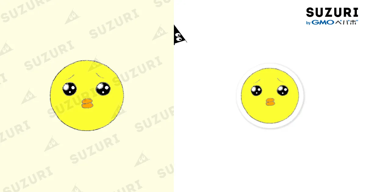 ぴえんなひよこ Sticker by ひよこのこ ( minazukichiaki ) ∞ SUZURI