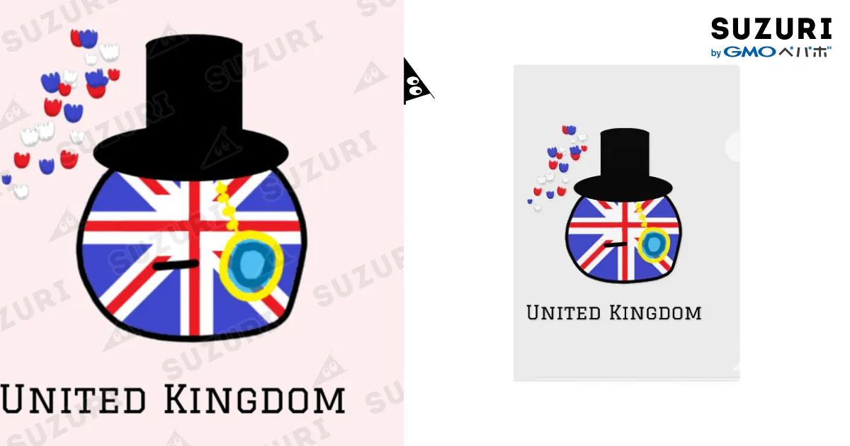 ぶりかす（United Kingdom） / ポーランドボールSHOP ( Poland13