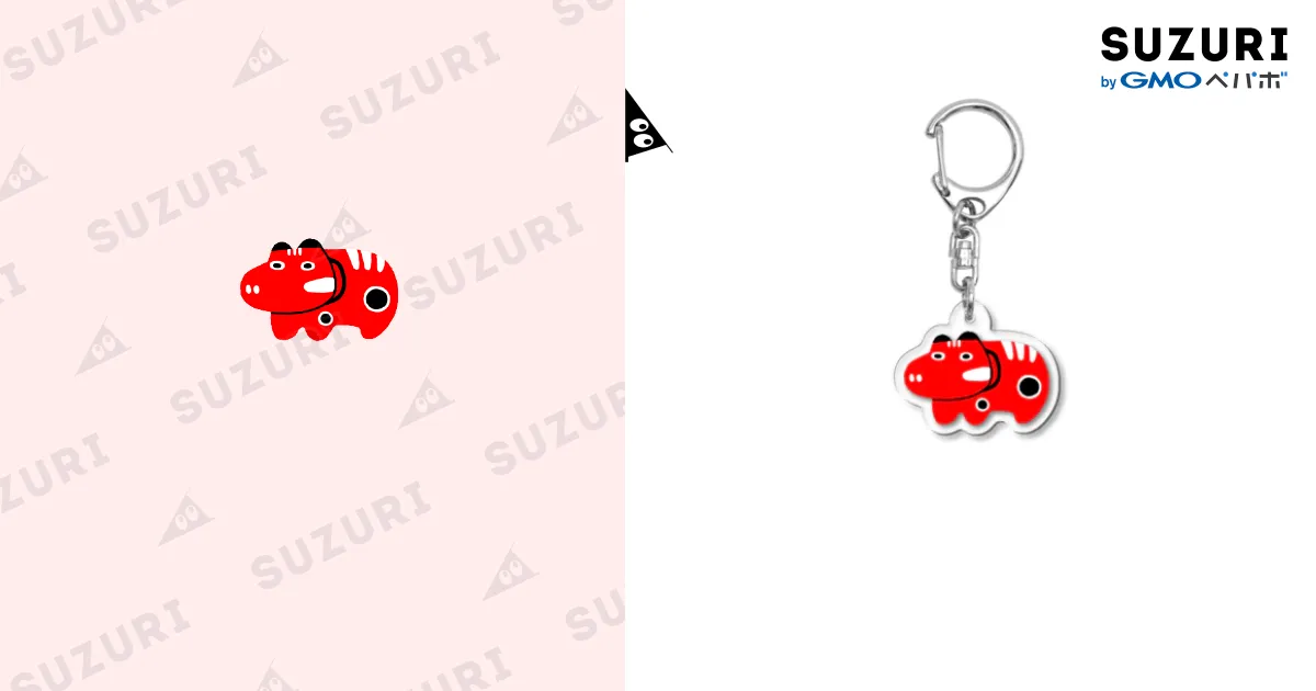 福島の赤いあいつ 赤べこ / もちもちヌートリア ( kinakomochiazu1 )の