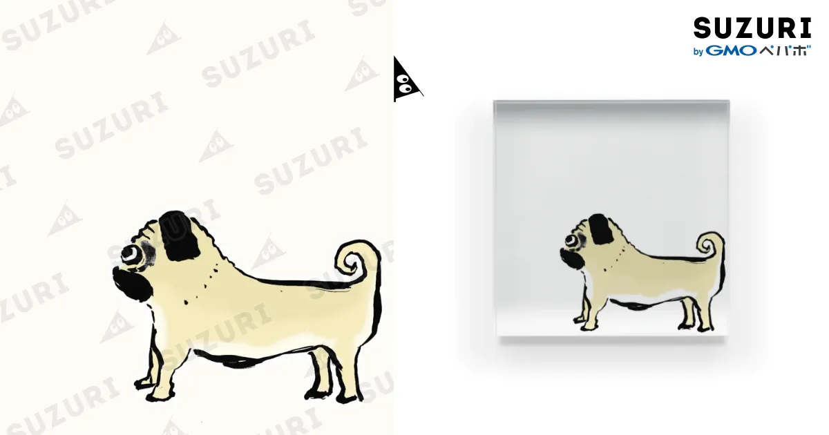 りんねページです。色鉛筆画　パグ　犬の絵 りんねです。色鉛筆画 パグ ペット 代引き不可】 りんね様専用