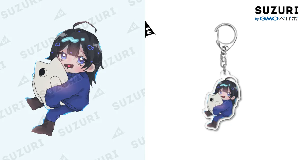 はんぎょくんとさかなちゃん / 🐟💨suzuri支部 ( skn_tan333 )の