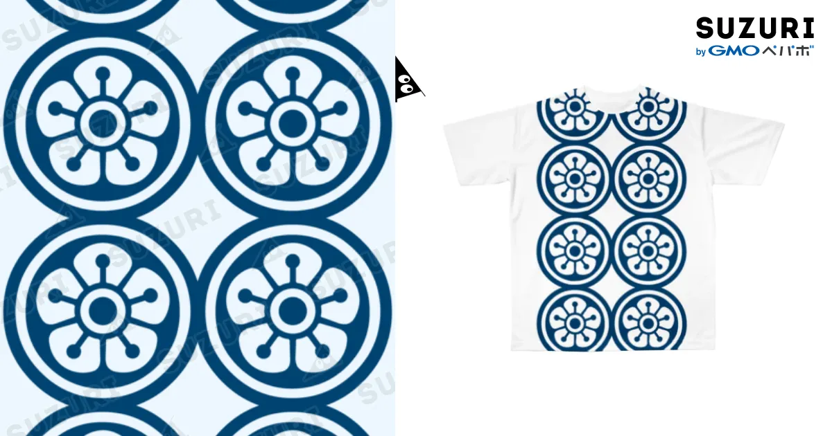 麻雀牌 8筒 パーピン 絵柄のみ＜筒子> / 麻雀ロゴTシャツ