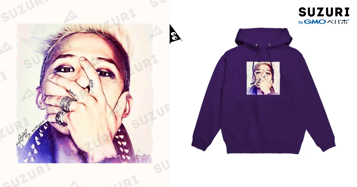 BIGBANG★G-DRAGON GD AC.III.T フーディー パーカー G-DRAGON / q's ( GDGDGD )のパーカー通販 ∞ SUZURI(スズリ)
