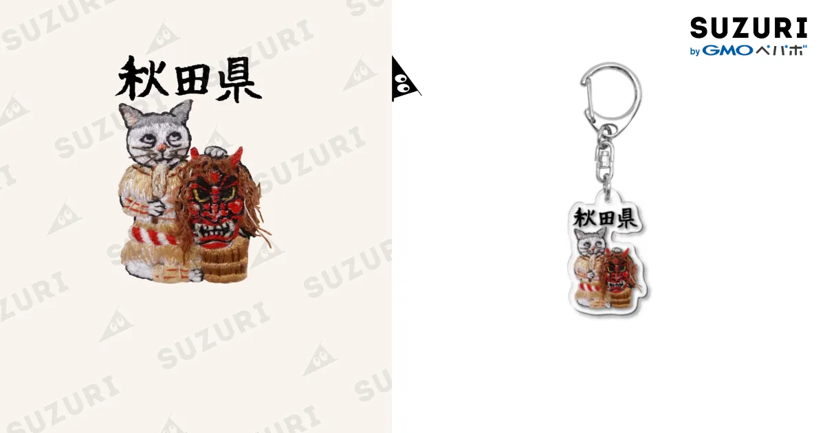 ご当地猫_秋田県 / にゃん吉ドーナツ ( NyankichiDonuts )のアクリル