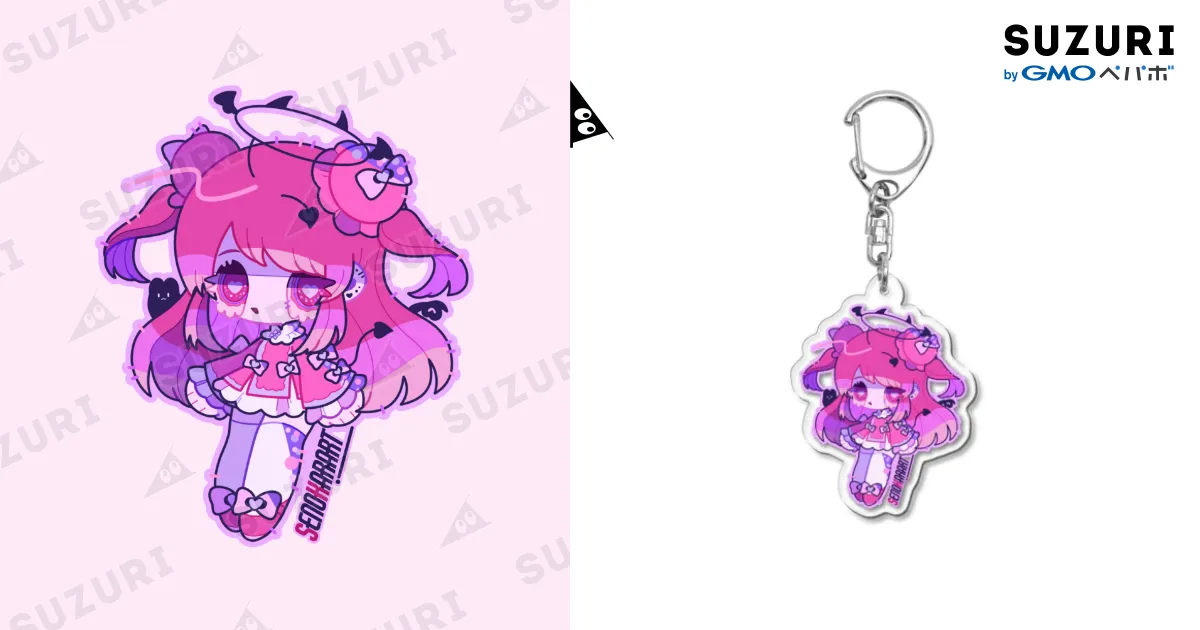 ミリアちゃんアクキー(かわいい) Acrylic Key Chain by 瀬乃