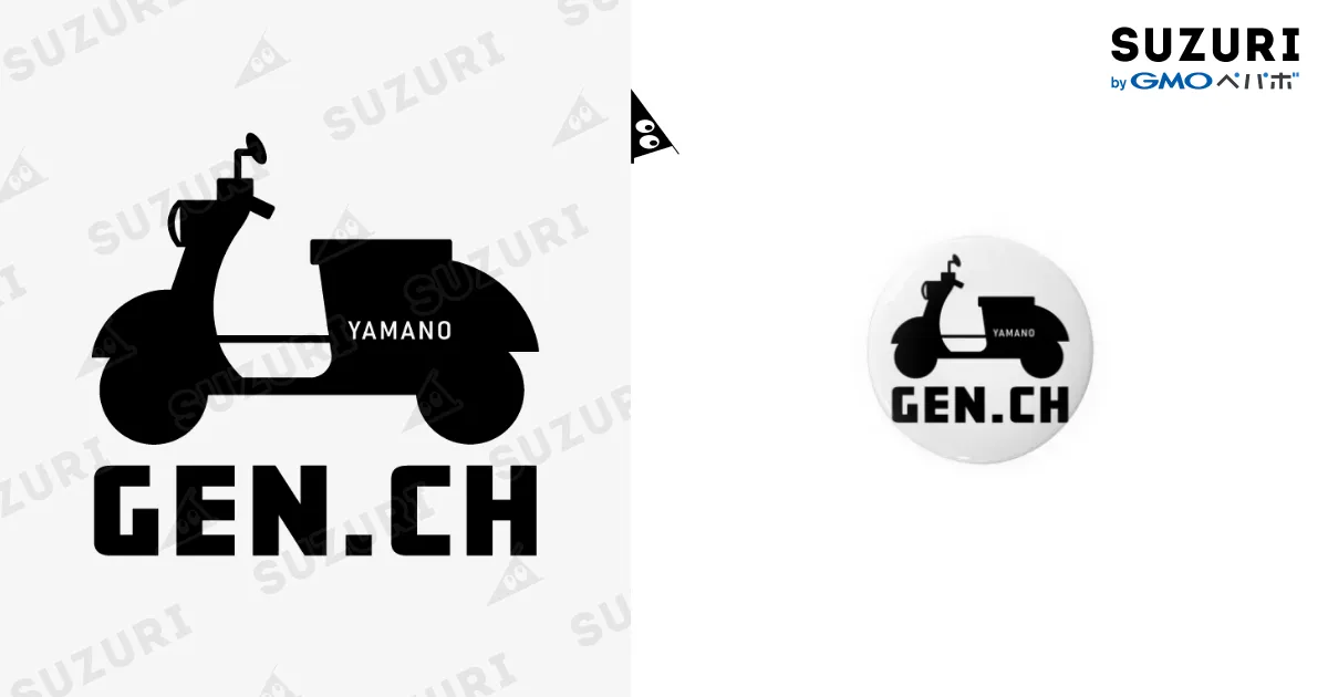 Gench 山野さん / げんチャんねる ( GENch )の缶バッジ通販 ∞ SUZURI(スズリ)