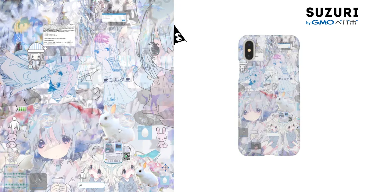 あんしん×リスカちゃん milk / ゆーきんの絵ぐっず ( rururoru