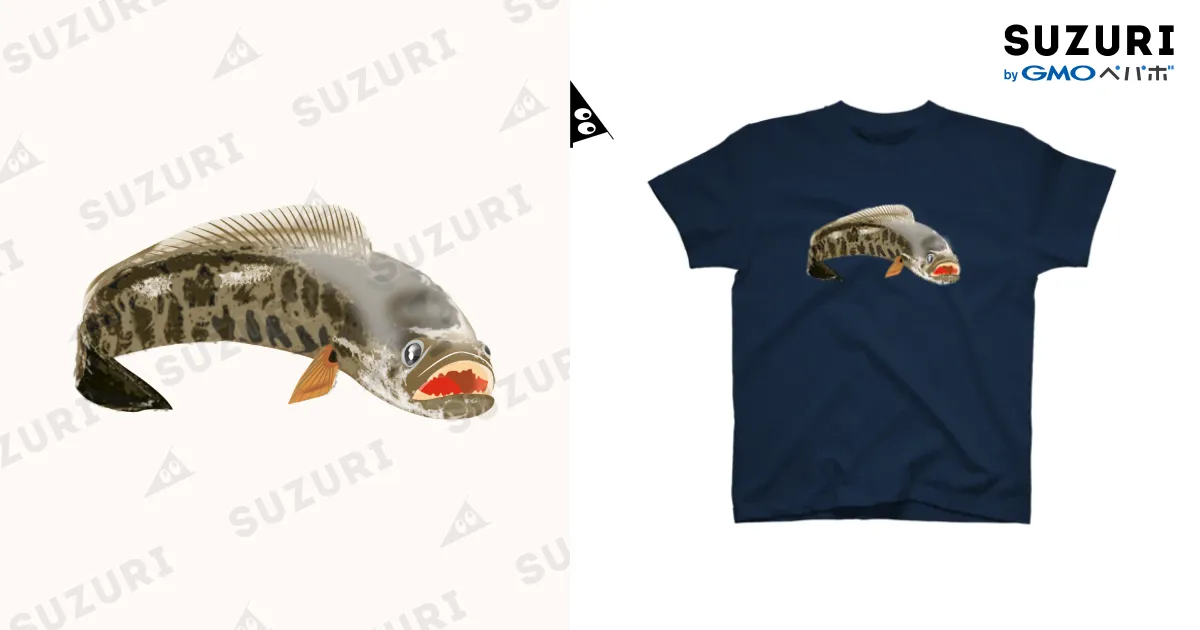 ボンバダアグア　ドライTシャツ　チャンナ　　　雷魚　激レア ボンバダアグア ドライTシャツ チャンナ 雷魚 激レア