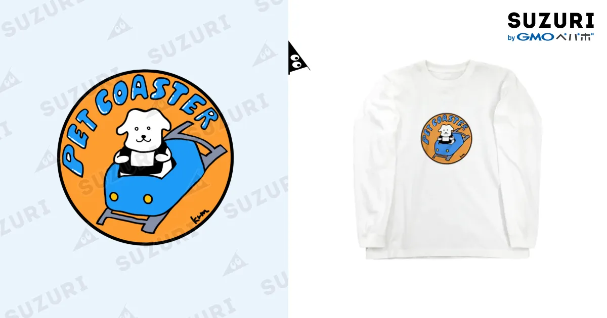 PET COASTER / くるま ( krm_craft )のロングスリーブTシャツ