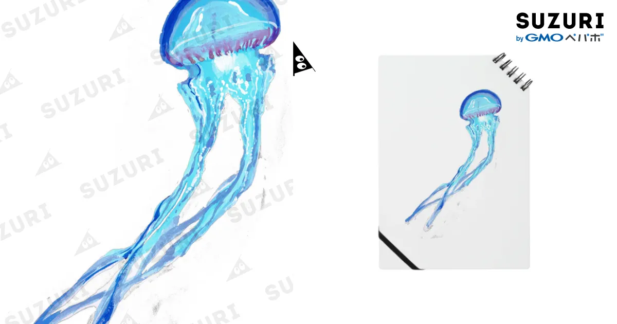 長いクラゲ / -32Cのノート通販 ∞ SUZURI（スズリ）