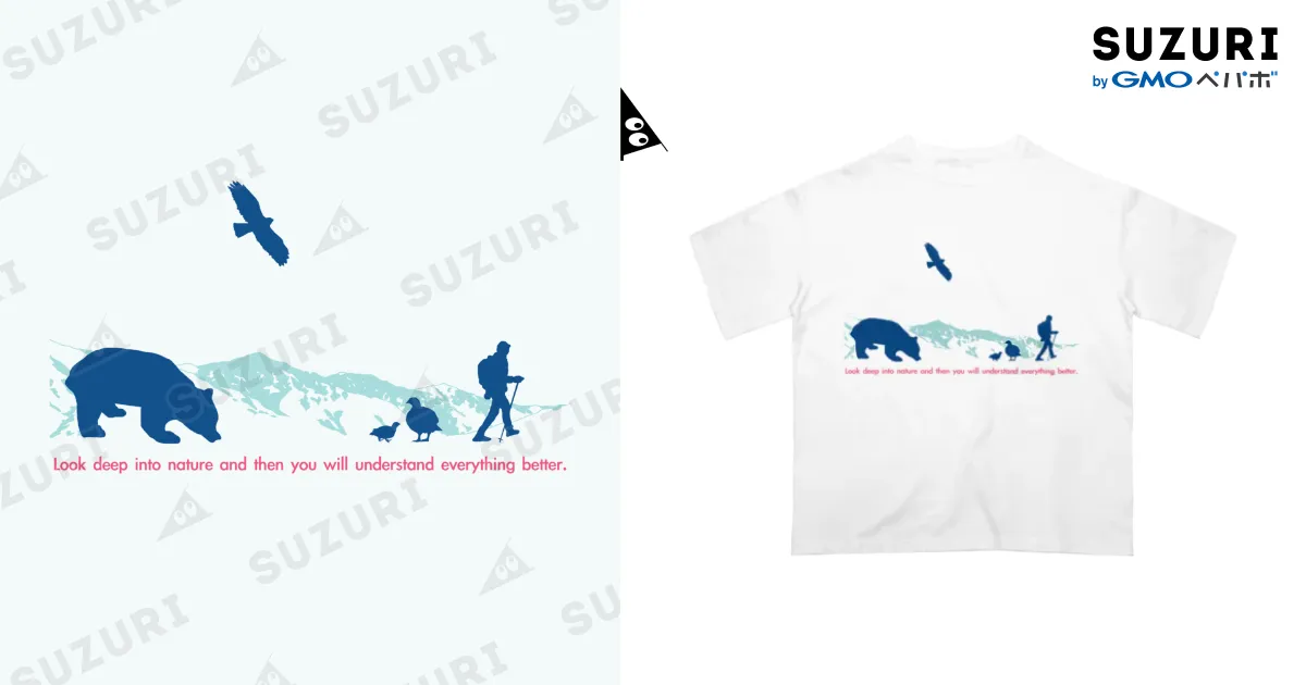 白馬岳 / kscotoのオーバーサイズTシャツ通販 ∞ SUZURI（スズリ）
